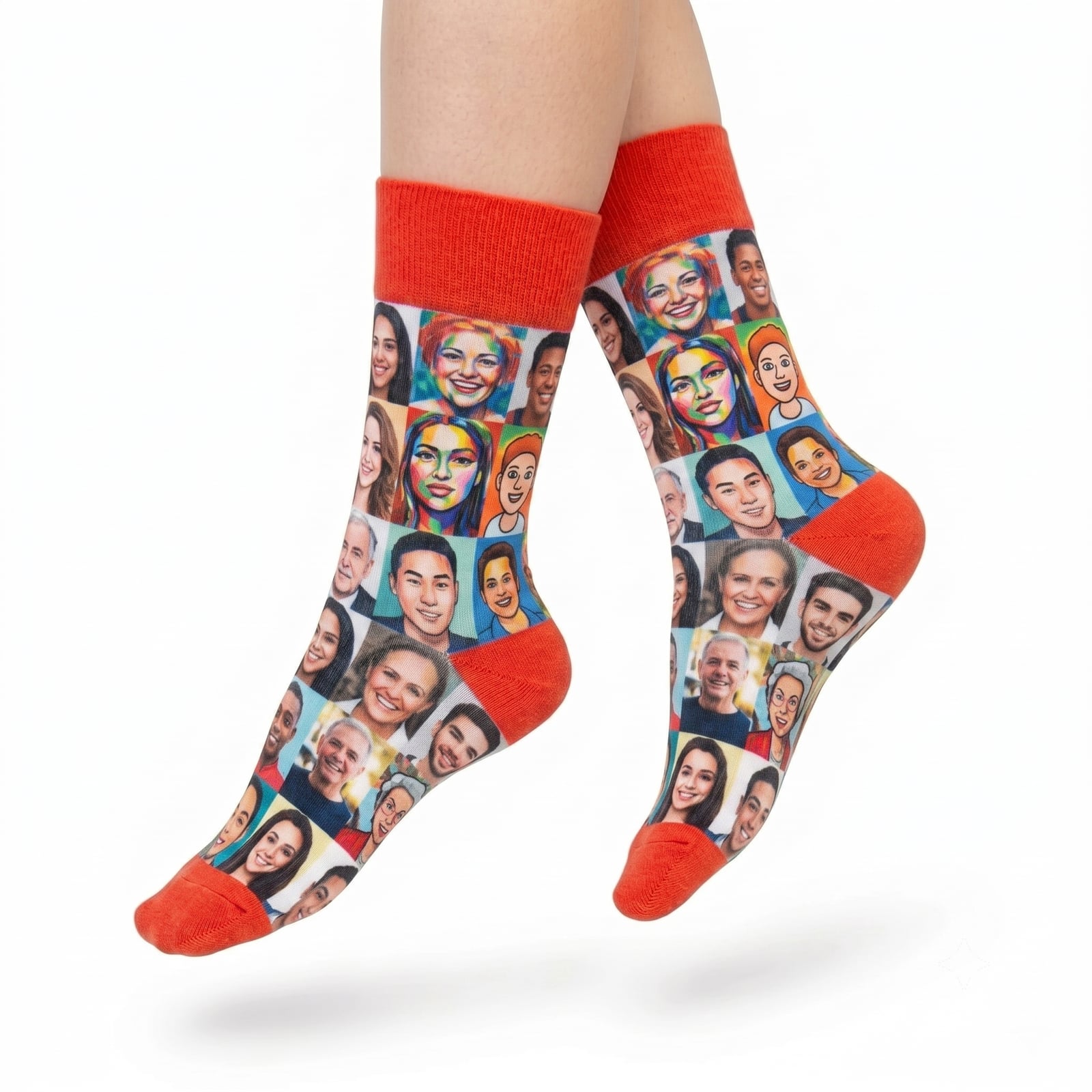 Face Photo Print Socks